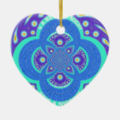 Heb een Nicer Day Keramisch Ornament (Voorkant)