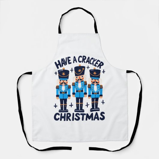 Heb een notenkraker kerstfeest schort (Voorkant)