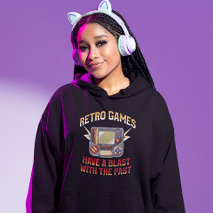 Heb een ontploffing met het verleden - Retro Gamer Hoodie