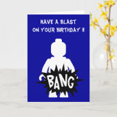 Heb een Ontploffing op Uw Kaart van de Verjaardag (Gele Bloem)