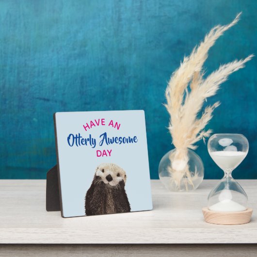 Heb een Otter Foto van de Geweldige Dag van de Sto Fotoplaat (Insitu)