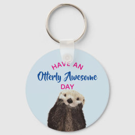 Heb een Otter Foto van de Geweldige Dag van de Sto Sleutelhanger