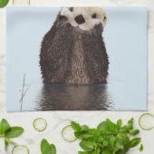 Heb een Otter Foto van de Geweldige Dag van de Sto Theedoek (Gevouwen)