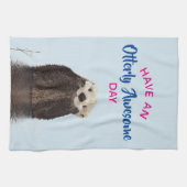 Heb een Otter Foto van de Geweldige Dag van de Sto Theedoek (Horizontaal)