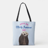 Heb een Otter Foto van de Geweldige Dag van de Sto Tote Bag (Achterkant)