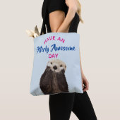 Heb een Otter Foto van de Geweldige Dag van de Sto Tote Bag (Dichtbij)