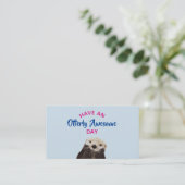Heb een Otter Foto van de Geweldige Dag van de Sto Visitekaartje (Staand voorkant)