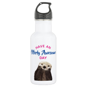 Heb een Otter Foto van de Geweldige Dag van de Sto Waterfles