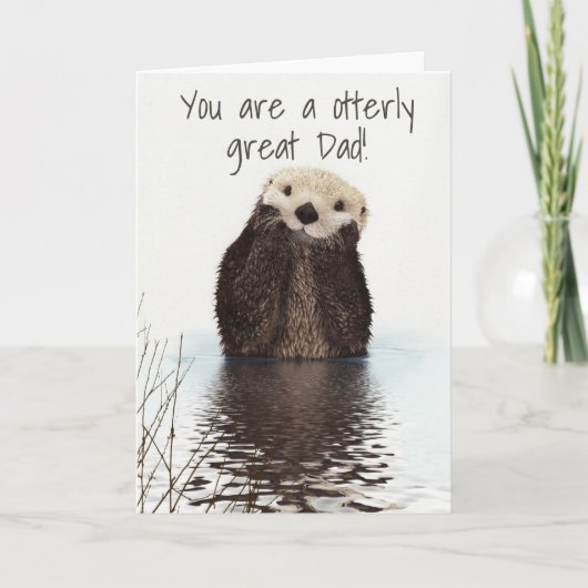 Heb een Otterlijk Verjaardagsfeest Otter Kaart (Voorkant)