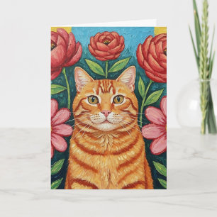 Heb een Paw-some verjaardag Kattenthema Kaart