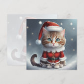 Heb een perfecte kerst ~ Miauw ^-^ (Voorkant / Achterkant)