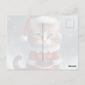 Heb een perfecte kerst ~ Miauw ^-^ Briefkaart (Achterkant)