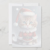Heb een perfecte kerst ~ Miauw ^-^ Kaart (Achterkant)