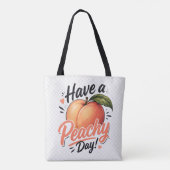 Heb een perzikdag tote bag (Achterkant)