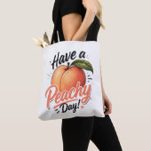 Heb een perzikdag tote bag (Dichtbij)