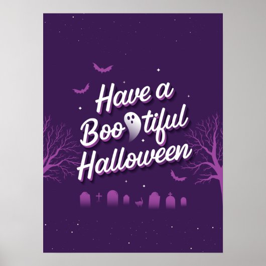 Heb een Poster Van Boole Halloween (18x24) (Voorkant)