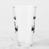 Heb een prachtige dag - Grappig bierliefhebber pin Glas (Links)
