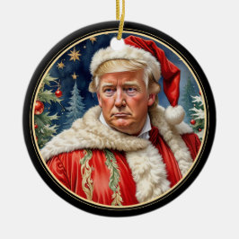 Heb een prachtige kerst Trump MAGA Keramisch Ornament