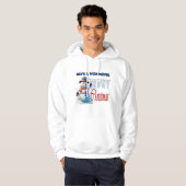 Heb een prachtige sneeuwkerst voor hem hoodie (Voorkant volledig)