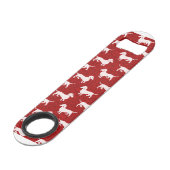 Heb een prettige Dachshund kerst Speed Flessenopener (Achterkant Gekanteld)