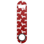 Heb een prettige Dachshund kerst Speed Flessenopener (Voorkant)