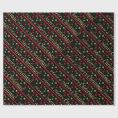 Heb een prettige kerst cadeaupapier (Vlak)