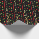 Heb een prettige kerst cadeaupapier (Hoek)