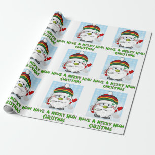 Heb een prettige kerst cadeaupapier