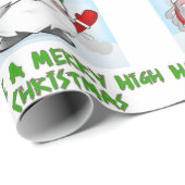 Heb een prettige kerst cadeaupapier (Rol Hoek)