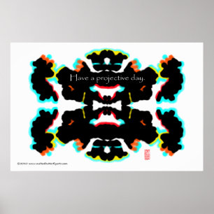 Heb een projectiedag.- Afdrukken Poster