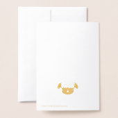 Heb een Pugtastic Birthday Gold Foil Verjaardag Ka Folie Kaarten (Met envelop)