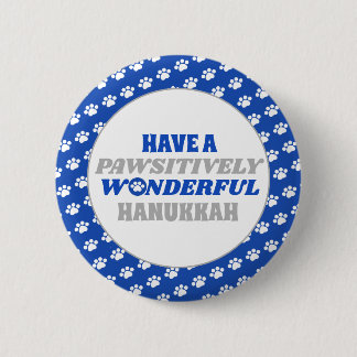 Heb een Pwsitief Wonderful Hanukkah Ronde Button 5,7 Cm