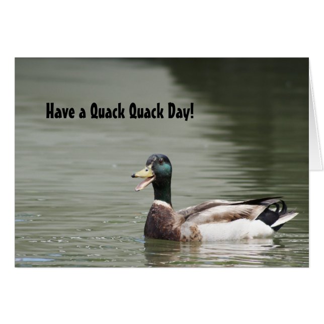 Heb een Quack Quack Dag! (Voorkant Horizontaal)