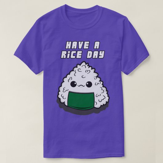 Heb een rijstdag t-shirt (Design voorkant)