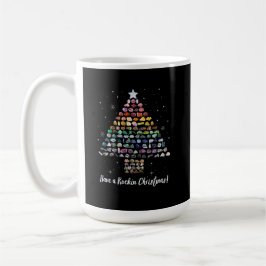 Heb een Rockin Christmas Crystal Gem Tree Rockhoun Koffiemok