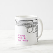 Heb een rode nek kerstmis koffiemok (Voorkant rechts)