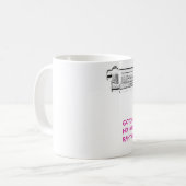 Heb een rode nek kerstmis koffiemok (Voorkant links)