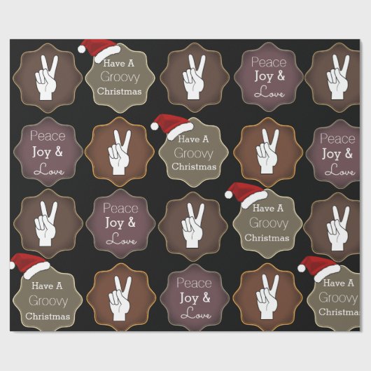 "Heb een roovy Kerstmis" Cadeaupapier (Vlak)