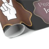 "Heb een roovy Kerstmis" Cadeaupapier (Rol Hoek)