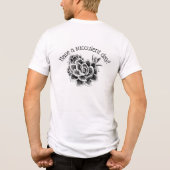 Heb een sappige dag! Tri-Blend shirt (Achterkant)