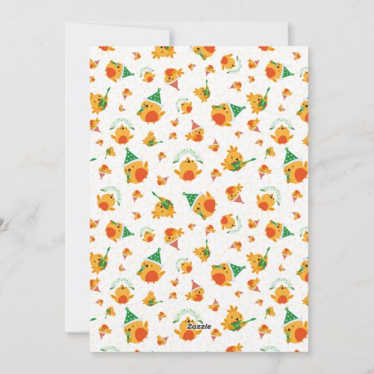 Heb een schommelende kerst zingen Robin Custom Feestdagenkaart (Achterkant)