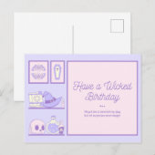 Heb een slechte verjaardag briefkaart (Voorkant / Achterkant)