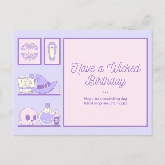 Heb een slechte verjaardag briefkaart (Voorkant)