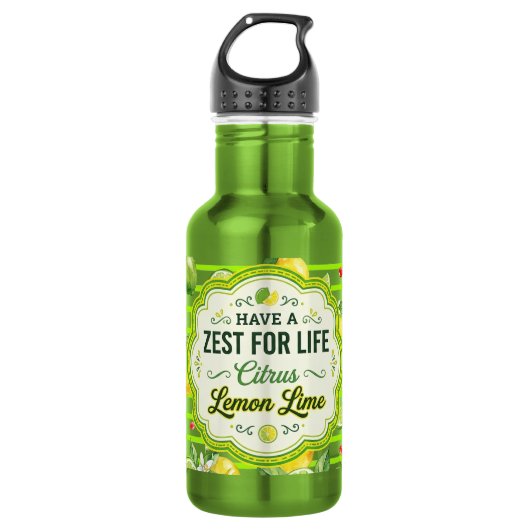Heb een smaak voor het leven waterfles (Voorkant)