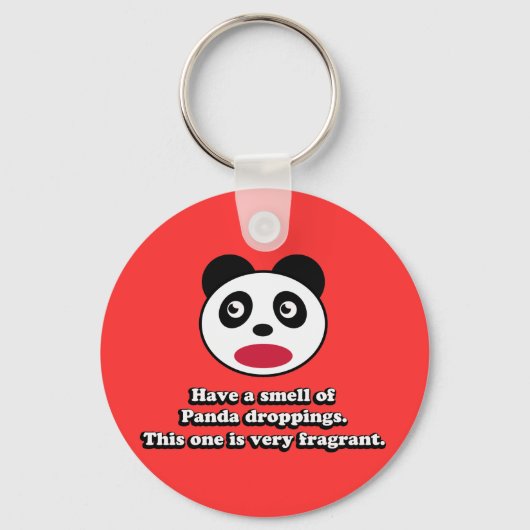 Heb een smal van Panda-druppels Sleutelhanger (Voorkant)