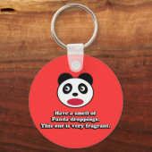 Heb een smal van Panda-druppels Sleutelhanger (Voorkant)