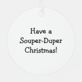 Heb een soep met een soep met een luiper-dupler ke metalen ornament (Achterkant)