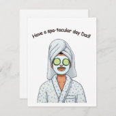 Heb een spa-tacular dag papa vaders cadeau (Voorkant / Achterkant)