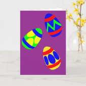 Heb een speciale Ei-ster Pasen Kaart (Gele Bloem)