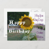 Heb een speciale zonnige kleurrijke gelukkige verj briefkaart (Voorkant / Achterkant)